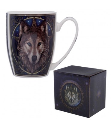 TAZA LOBO CABEZA