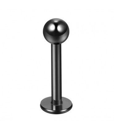 LABRET ACERO NEGRO 1,2MM