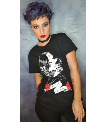 CAMISETA "MORTICIA Y GOMEZ ADDAMS"