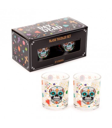 SET VASOS CALAVERA MEX