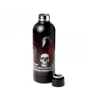 BOTELLA TERMO CALAVERA GOTICA