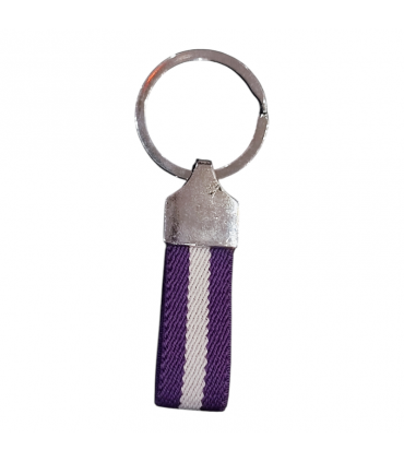 LLAVERO RAYAS MORADAS