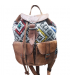 MOCHILA PIEL TELA