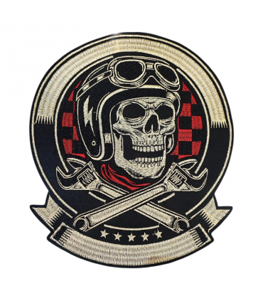 PARCHE CALAVERA MOTORISTA