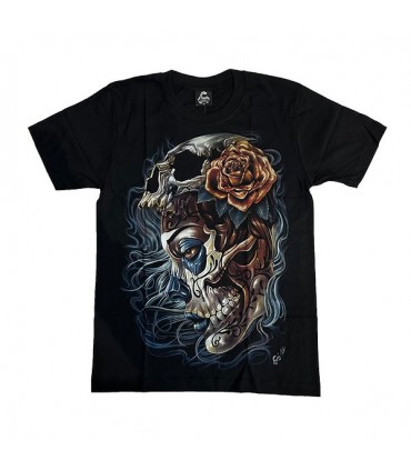 CAMISETA "CALAVERA ROSA"
