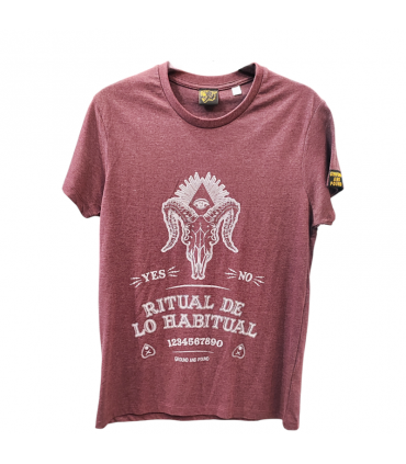 CAMISETA "RITUAL GRANATE"