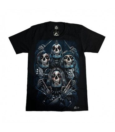 CAMISETA "SKULL BAND"
