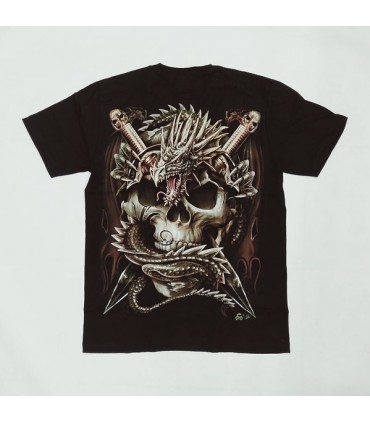 CAMISETA CALAVERA PUÑALES