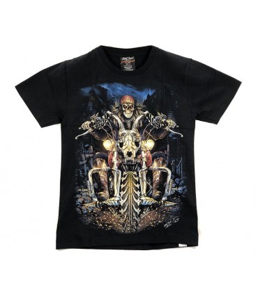 CAMISETA MOTORISTA ESQUELETO