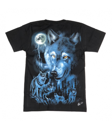 CAMISETA LOBO AZUL
