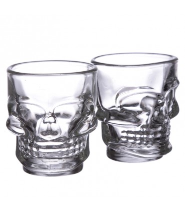 SET 2 VASOS CALAVERA