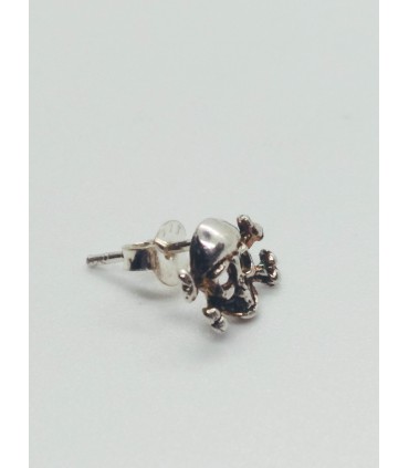 PENDIENTE CALAVERA PLATA